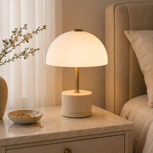 AURORAVIVID Soft Dome Table Lamp