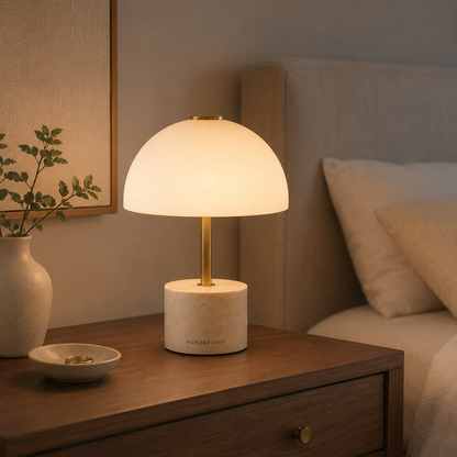 AURORAVIVID Soft Dome Table Lamp