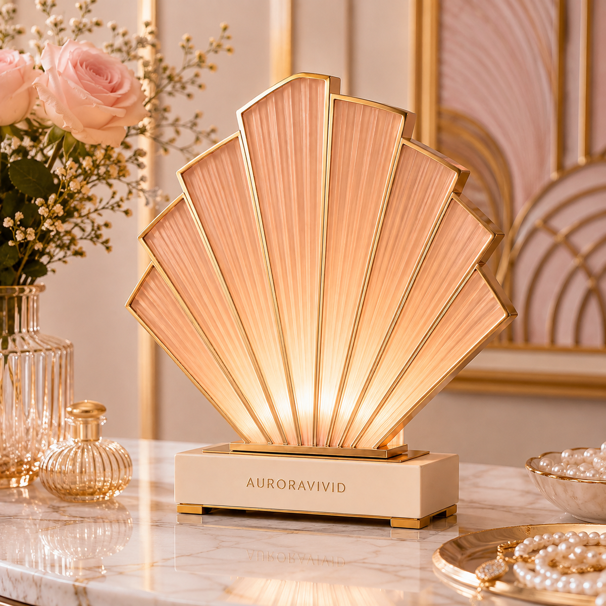 AURORAVIVID Deco Fan Glow Lamp image 2