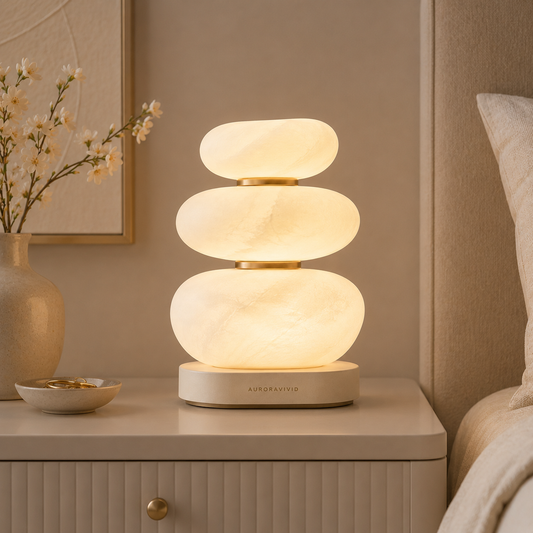 AURORAVIVID Pebble Glow Table Lamp image 1