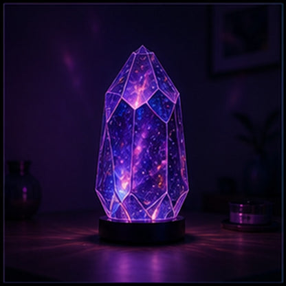 Nebula Crystal Table Lamp ambient light product image 1