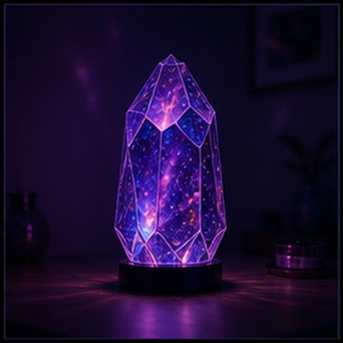 Nebula Crystal Table Lamp ambient light product image 1