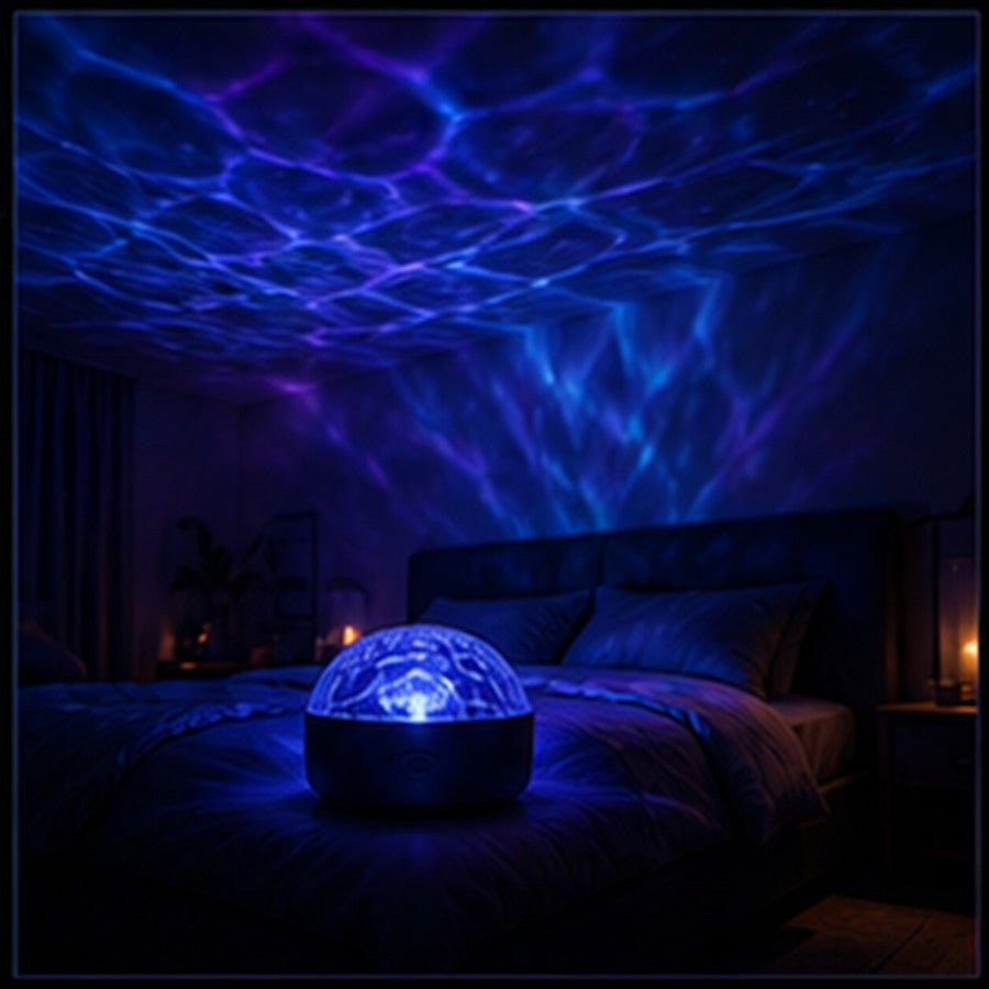 Starlit Ocean Wave Projector ambient light product image 2